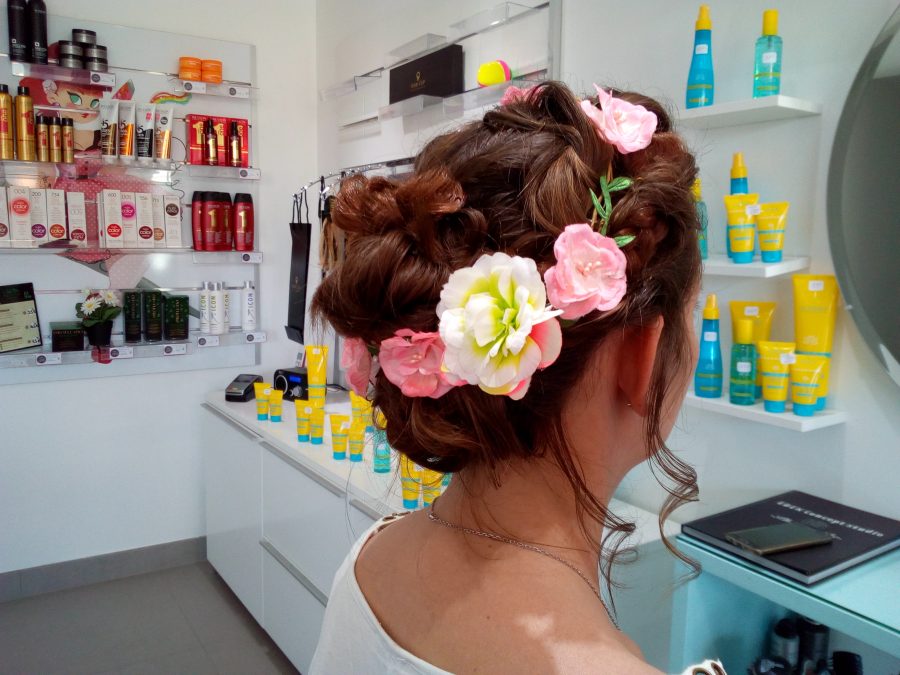 Coiffure Mariée Eden concept Lyon rillieux Caluire chignon fete événement mariage